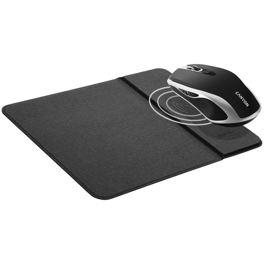 CANYON MW-19, 2.4GHz Wireless Rechargeable Mouse with Pixart sensor, 6keys, Silent switch for right/left keys,Add NTCDPI: 800/1200/1600, Max. usage 50 hours for one time full charged, 300mAh Li-poly b [6]