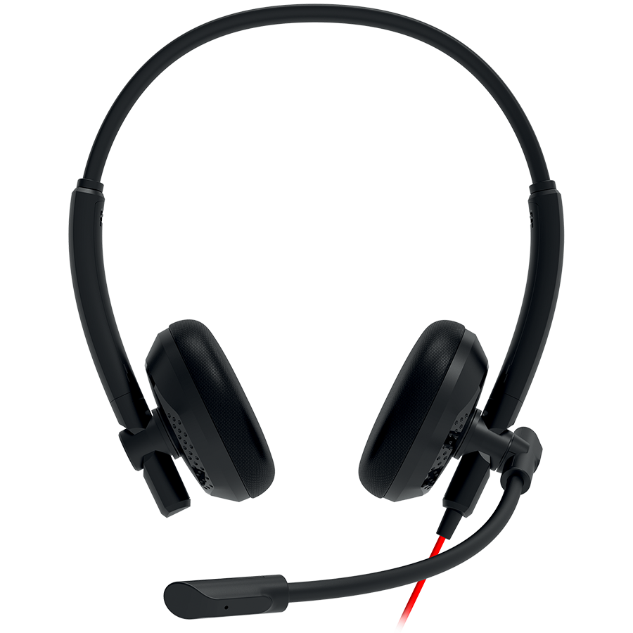 CANYON PC headset HS-07 PC Mic 3.5/USB Flat 2.8m Black [1]