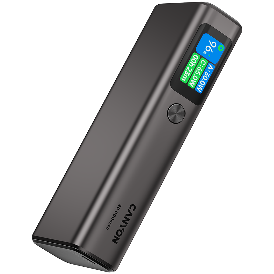 CANYON power bank OnPower 230 TFT 20000 mAh PD130W Dark Grey [4]