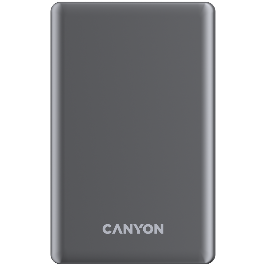 CANYON power bank OnPower 505 slim Magnetic 5000 mAh PD20W Dark Grey [1]