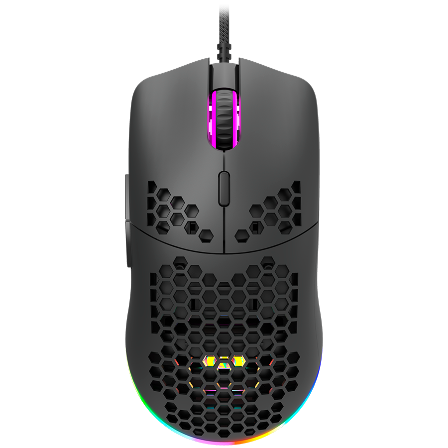 CANYON Puncher GM-11, Gaming Mouse with 7 programmable buttons, Pixart 3519 optical sensor, 4 levels of DPI and up to 4200, 5 million times key life, 1.65m Ultraweave cable, UPE feet and colorful RGB  [1]