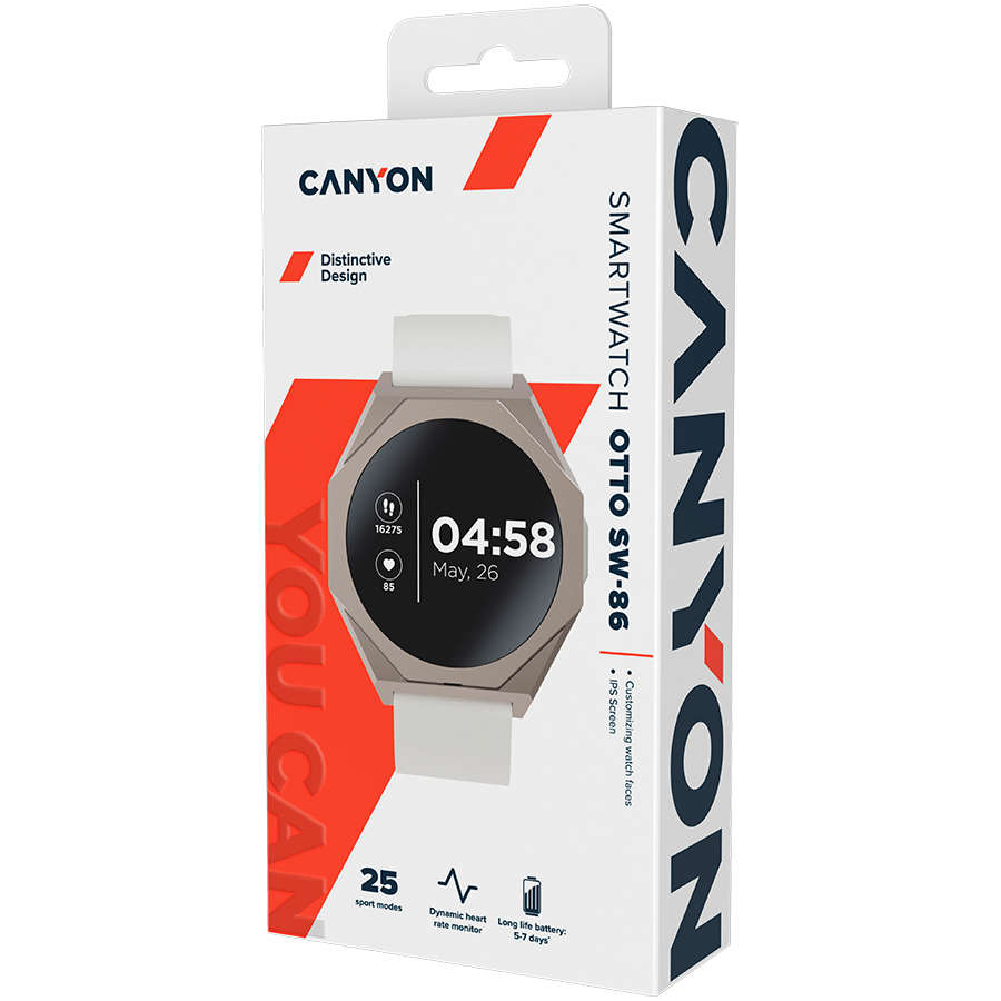 CANYON smart watch Otto SW-86 Silver [7]