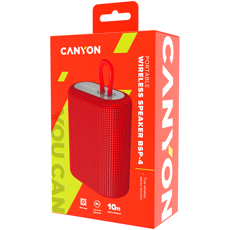 CANYON speaker BSP-4 5W Red [4]