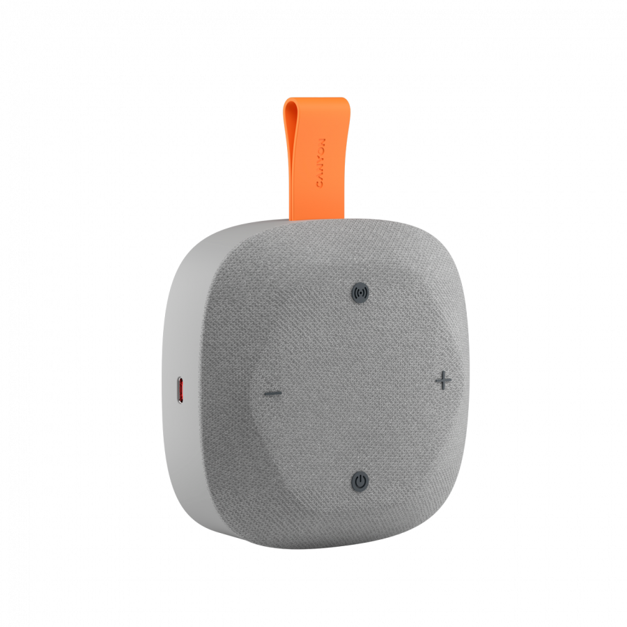 CANYON speaker HEXAGON 10 TWS 8W IPX5 Grey Orange [5]