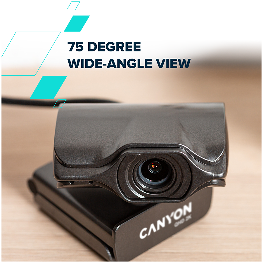 CANYON webcam C6 Quad HD 1440p Black [10]