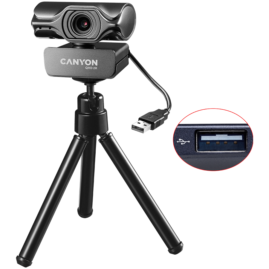 CANYON webcam C6 Quad HD 1440p Black [3]