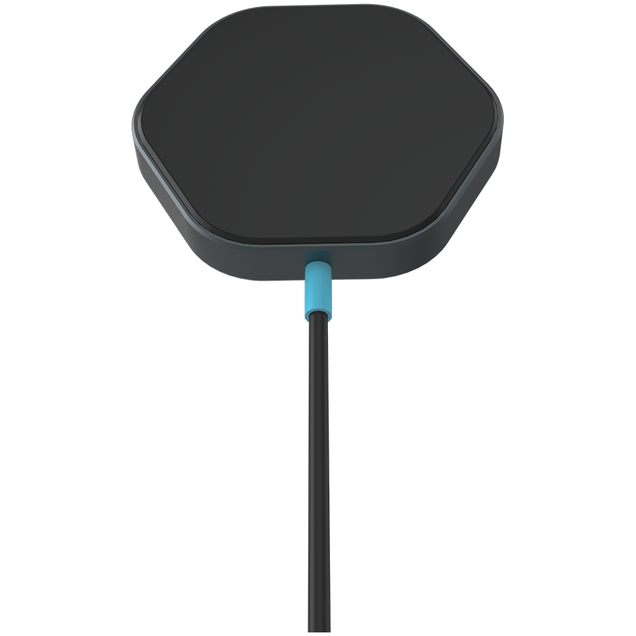 CANYON wireless charger HEXAGON 110 Dark Grey Blue [1]