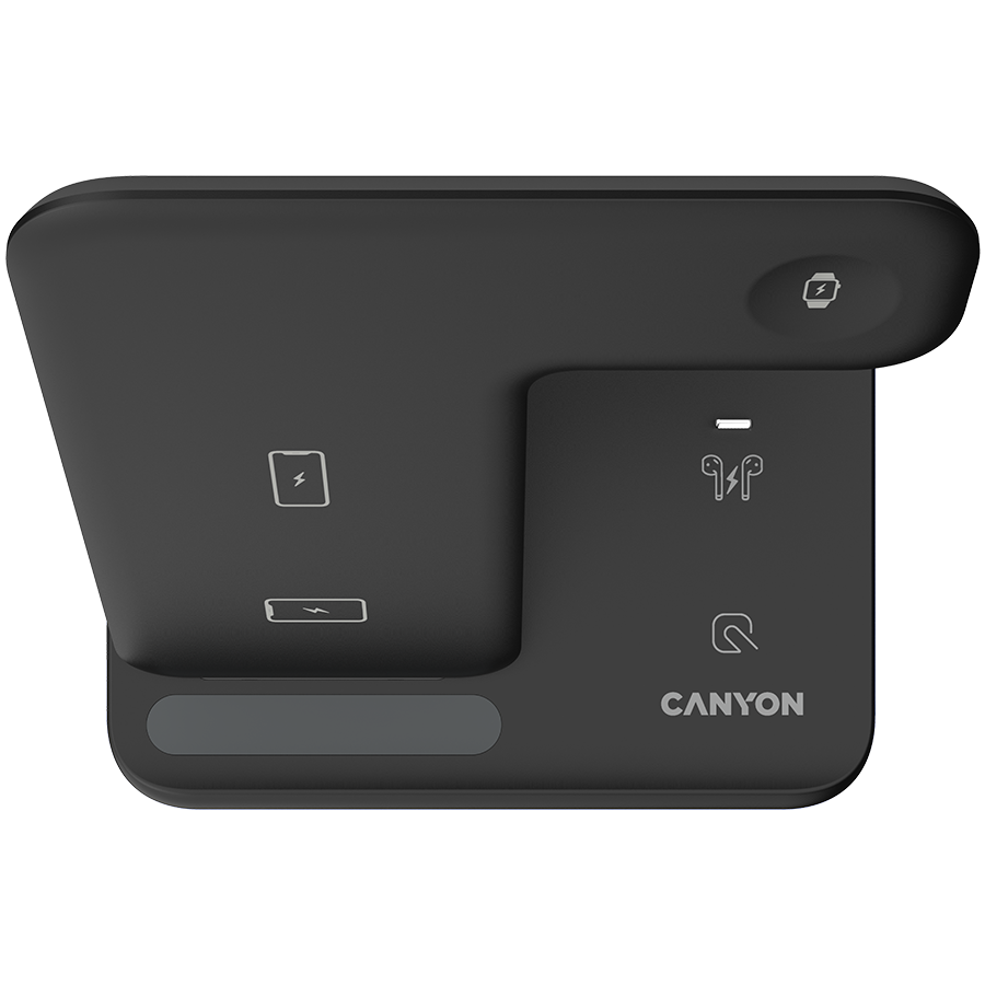 CANYON wireless charger WS-302 15W 3in1 Black [3]