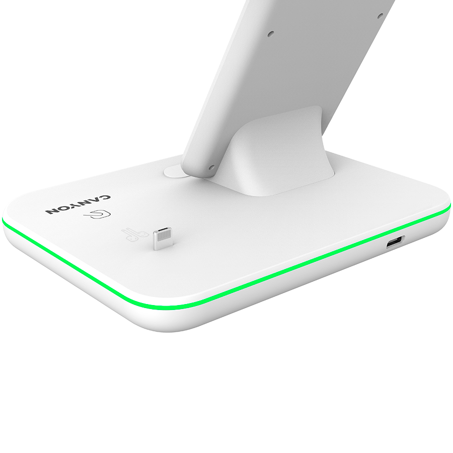 CANYON wireless charger WS-302 15W 3in1 White [5]