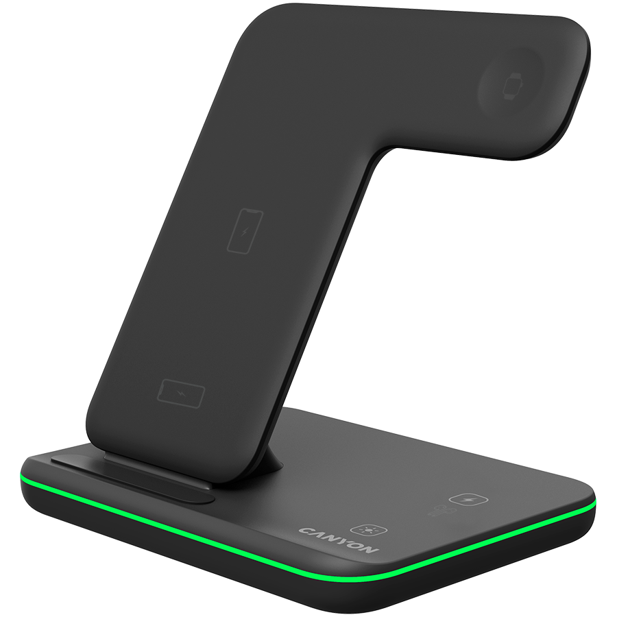 CANYON wireless charger WS-303 15W 3in1 Black [3]