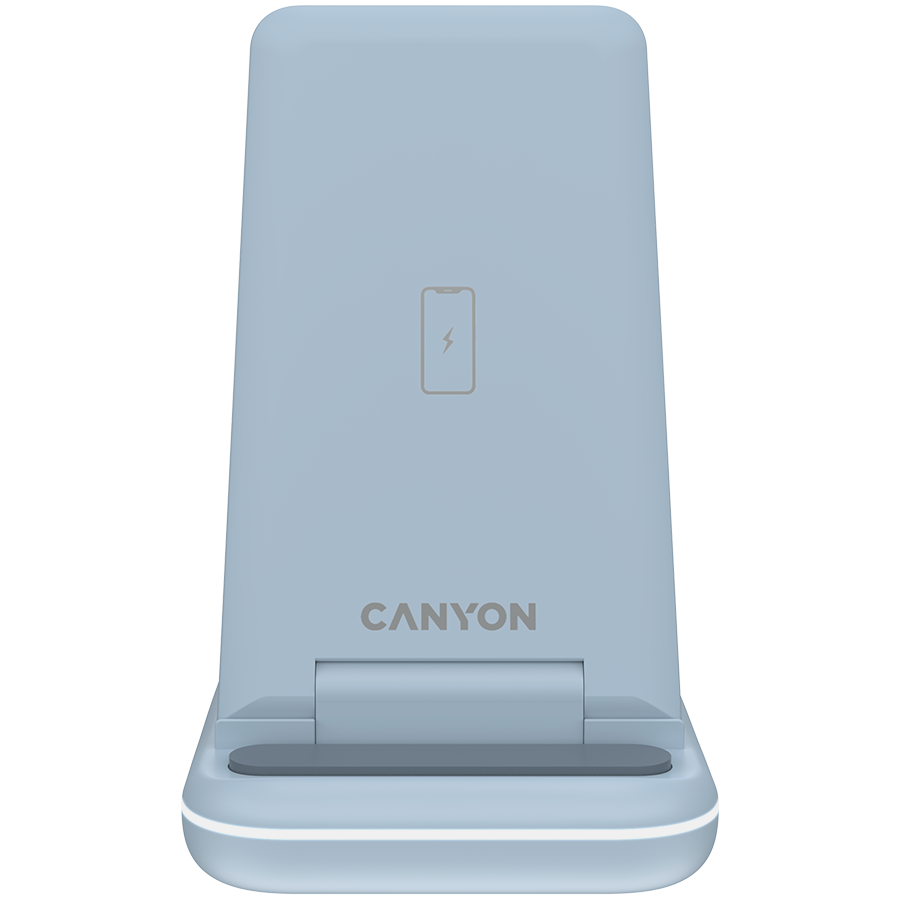 CANYON wireless charger WS-304 15W 3in1 Blue [3]