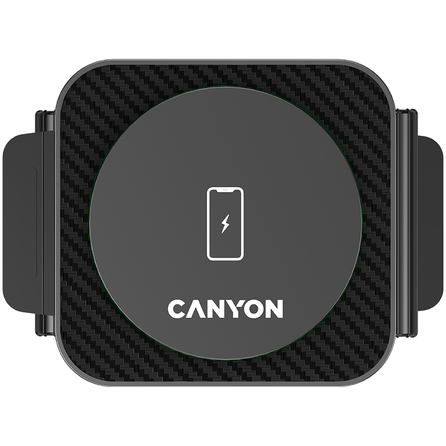 CANYON wireless charger WS-305 15W 3in1 Foldable Black [4]