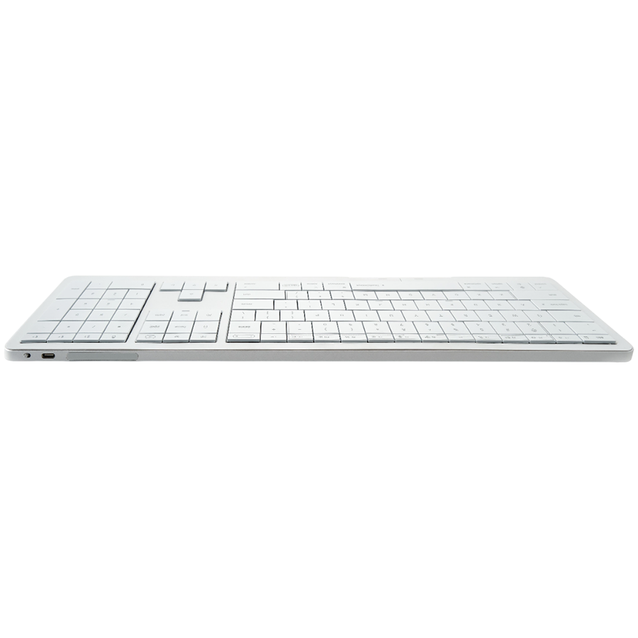 CLEVETURA CLVX 1 Touch-On-Keys AI Wireless Keyboard, ANSI US Mac layout, Scissor Switches, Aluminum Chassis, Interactive RGB, Mac/iPad/AppleTV/PC support [5]