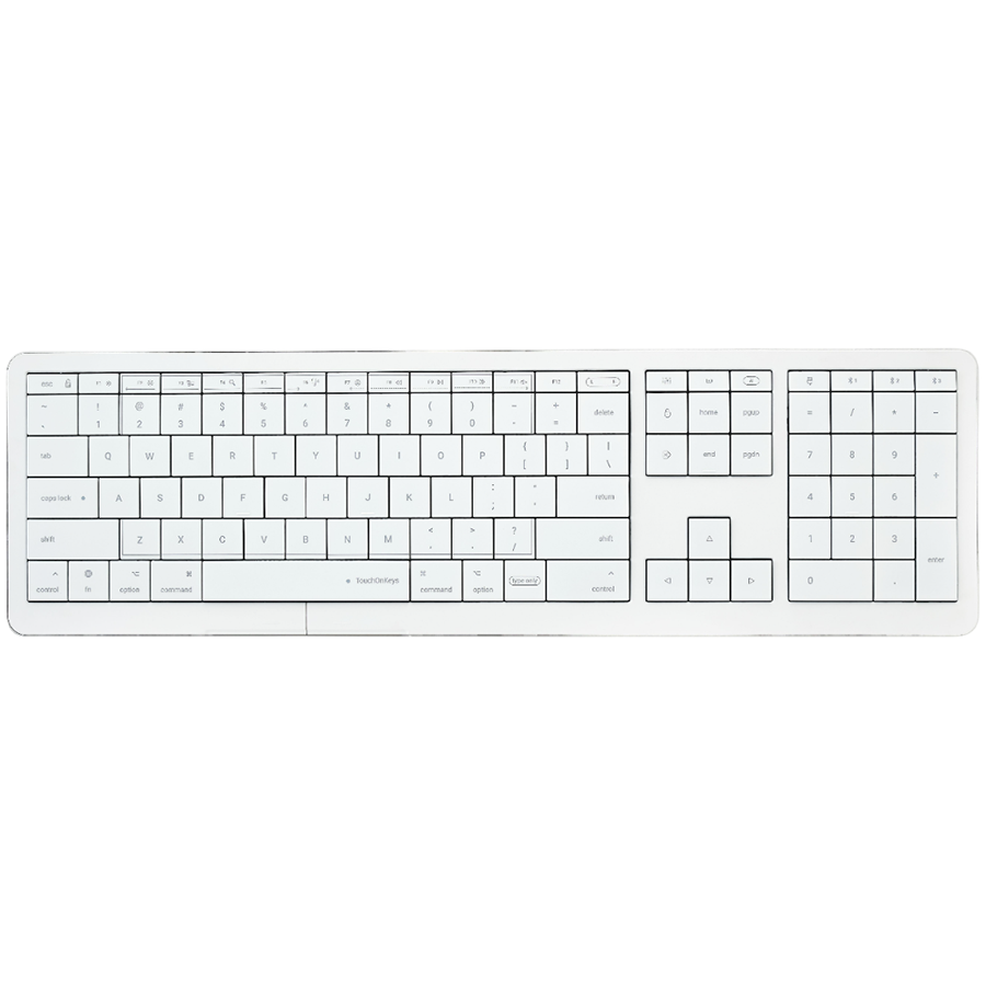 CLEVETURA CLVX 1 Touch-On-Keys AI Wireless Keyboard, ANSI US Mac layout, Scissor Switches, Aluminum Chassis, Interactive RGB, Mac/iPad/AppleTV/PC support [7]