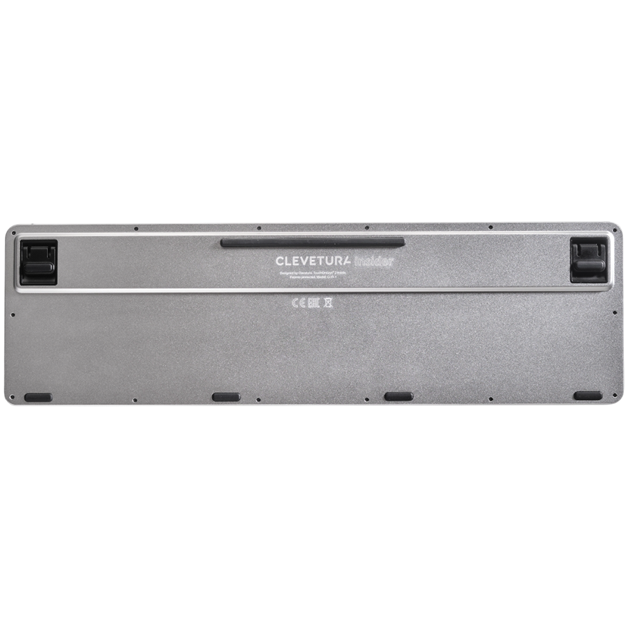 CLEVETURA CLVX 1 Touch-On-Keys AI Wireless Keyboard, ANSI US Windows Layout, Scissor Switches, Aluminum Chassis, Interactive RGB, Windows/Linux/MacOS support [5]