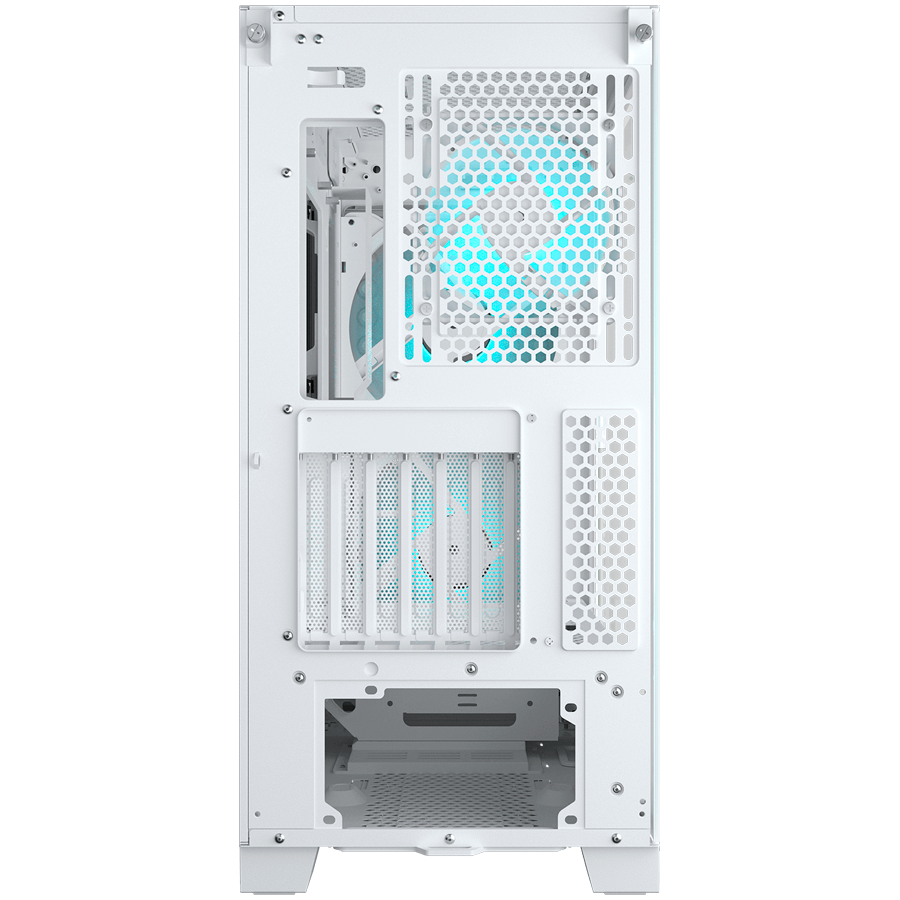 COUGAR AIRFACE ECO RGB PC Case, Mid Tower, White [6]