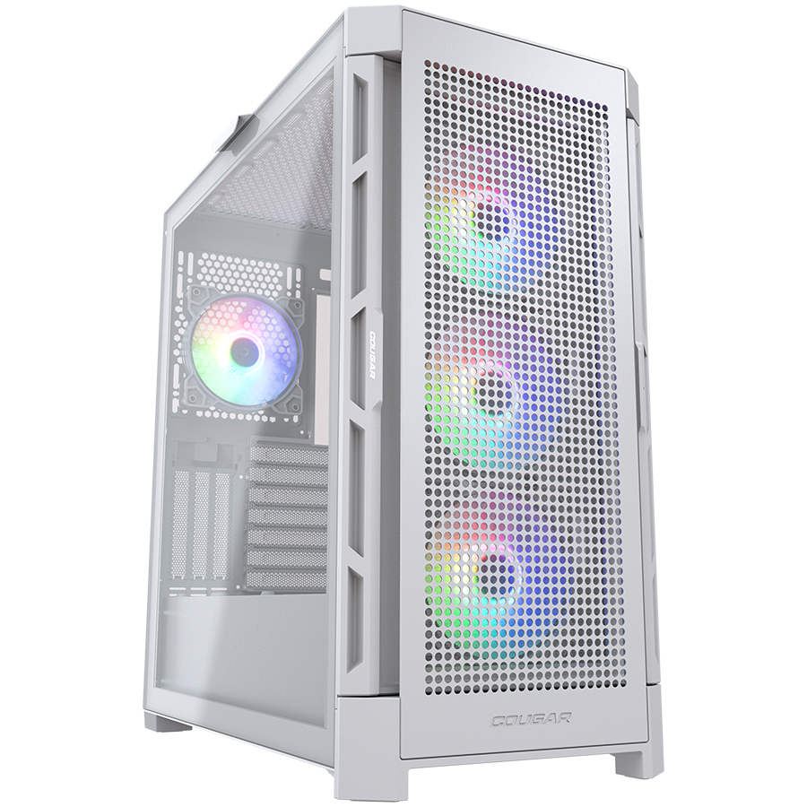 COUGAR AIRFACE PRO RGB PC Case, Mid Tower, White [1]
