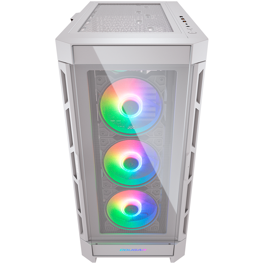 COUGAR DUOFACE PRO RGB PC Case, Mid Tower, White [4]