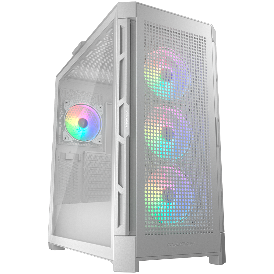 COUGAR DUOFACE PRO RGB PC Case, Mid Tower, White [1]