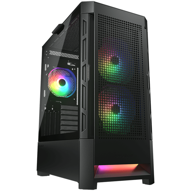 COUGAR DUOFACE RGB PC Case, Mid Tower, Black [1]