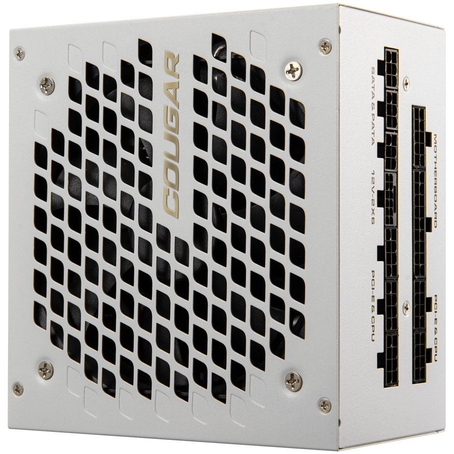 COUGAR GEXX2 850 SNOW PSU,80 plus Gold, 850W, Fully Modular, PCI-E 5.0 support, Color - WHITE [13]