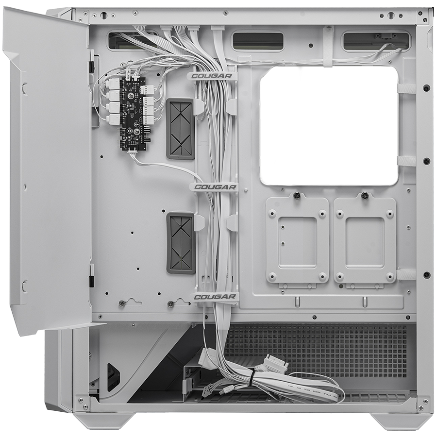 COUGAR MX600 PC Case, Mid Tower, White [9]