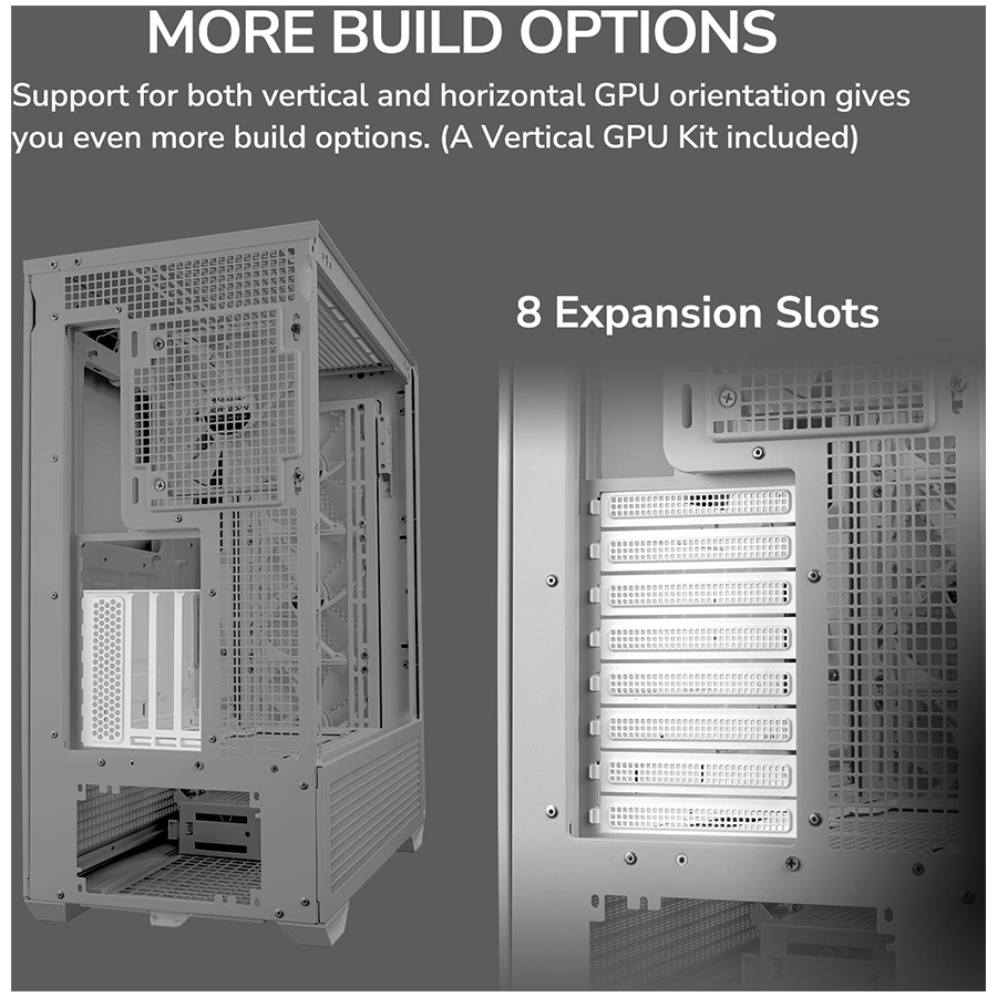 COUGAR MX600 PC Case, Mid Tower, White [22]