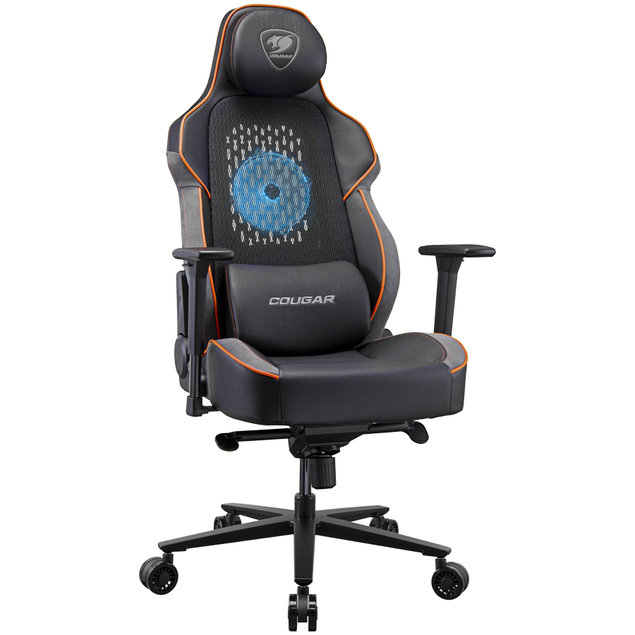 COUGAR NXSYS AERO Gaming chair, Black Orange [2]