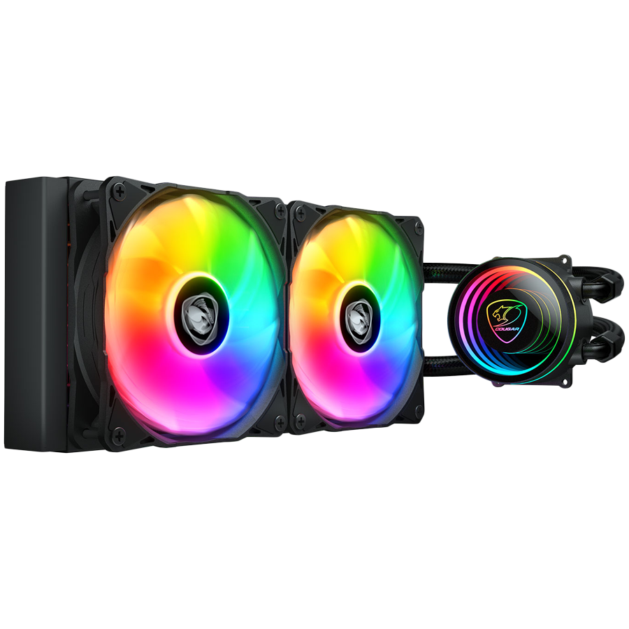 COUGAR POSEIDON ELITE ARGB 240 Black AiO Liquid Watercooling [1]