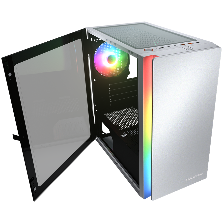 COUGAR PURITY RGB PC Case, Mini Tower, White [8]