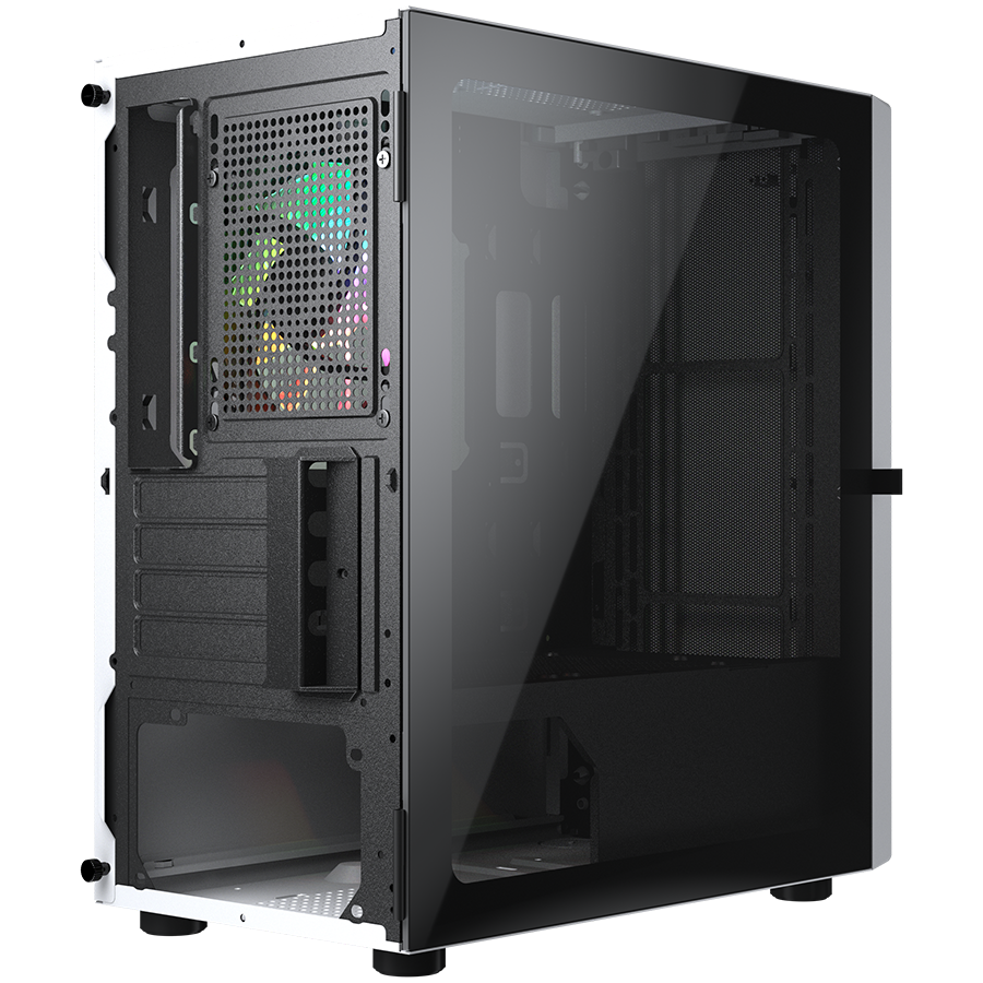 COUGAR PURITY RGB PC Case, Mini Tower, White [7]