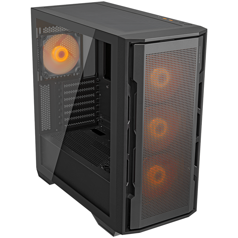 COUGAR UNIFACE RGB PC Case, Mid Tower, Black [3]