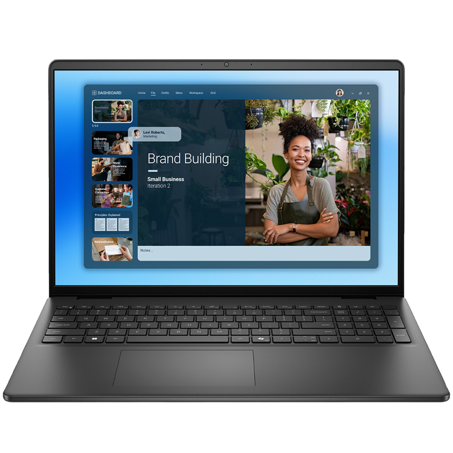 Dell 16,16" 16:10 FHD+(1920x1200)AG No-Touch 300nits,Intel Core 5 120U(10Cores,up to 5.0GHz),16GB(2x8)5200MT/s DDR5,512GB(M.2)PCIe NVMe SSD,Intel Graphics,RTL8852BE Wi-Fi 6(2x2)802.11ax+BT,Backlit Kb, [1]