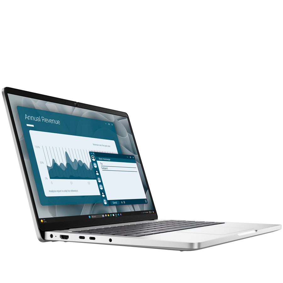 Dell Pro 14,14"FHD+(1920x1200)60Hz 300nits 45% NTSC,AMD Ryzen AI 7 350(24MB cache,8Cores,16Threads/up to 5.0GHz)16GB(1x16)5600MT/s,512 GB SSD,AMD Radeon 860M Graphics,Wi-Fi 6E MT7922(2x2)+BT 5.3,Backl [2]