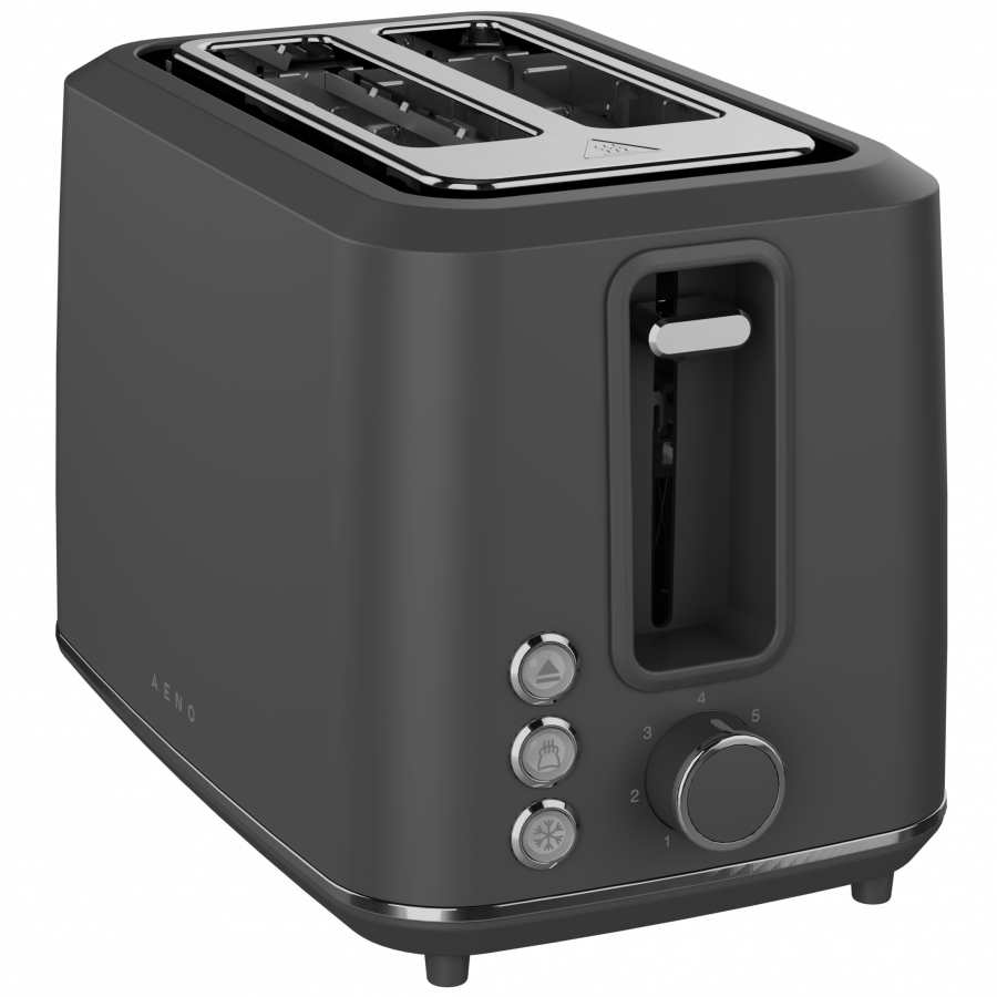 Electric Toaster, Grey, 220-240V, 50-60Hz, 920-1080W, 2 slots, 3 modes, 7 browning levels [4]