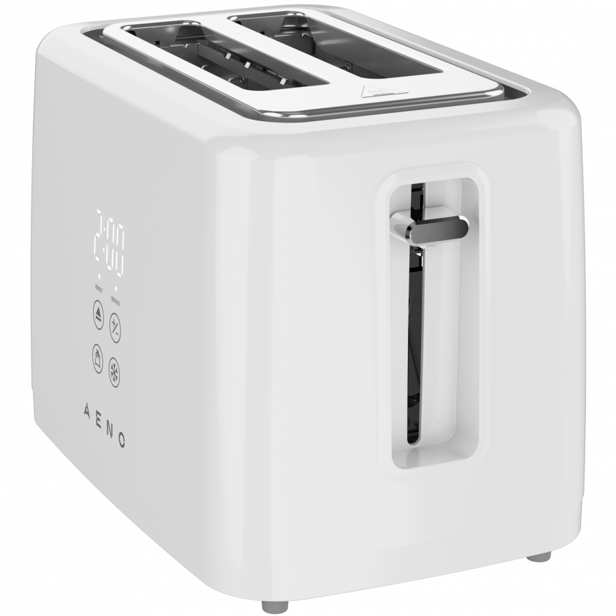 Electric Toaster, White, 220-240V, 50-60Hz, 780-930W, 2 slots, 3 modes, 7 browning levels [2]