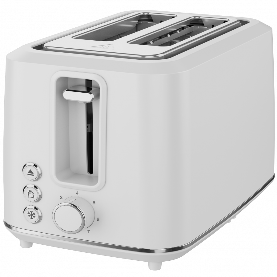 Electric Toaster, white, 220-240V, 50-60Hz, 920-1080W, 2 slots, 3 modes, 7 browning levels [2]