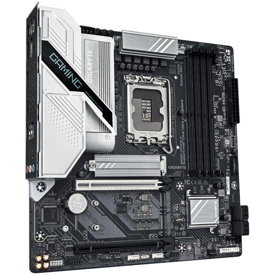 GIGABYTE Z890M GAMING X Placă de bază Micro ATX, LGA1851, DDR5, Z890 [2]
