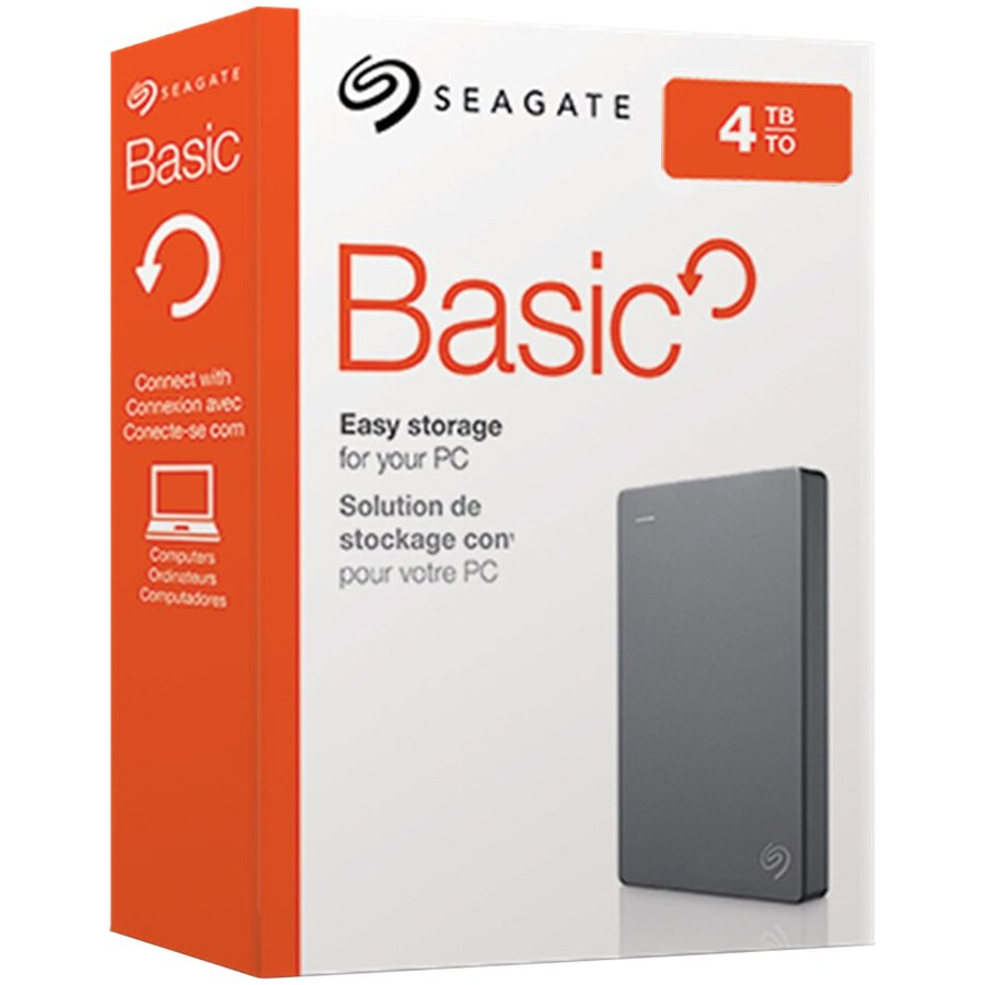 HDD Extern SEAGATE Basic Portable Drive 4TB, 2.5'', USB 3.0, 270g [1]
