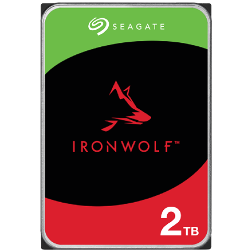 HDD NAS SEAGATE IronWolf 2TB CMR, 3.5", 256MB, 5400RPM, SATA, Rescue Services 3 ani, TBW: 180 [1]