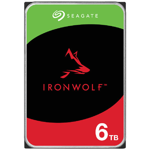 HDD NAS SEAGATE IronWolf 6TB CMR, 3.5", 256MB, 5400RPM, SATA, Rescue Services 3 ani, TBW: 180 [1]