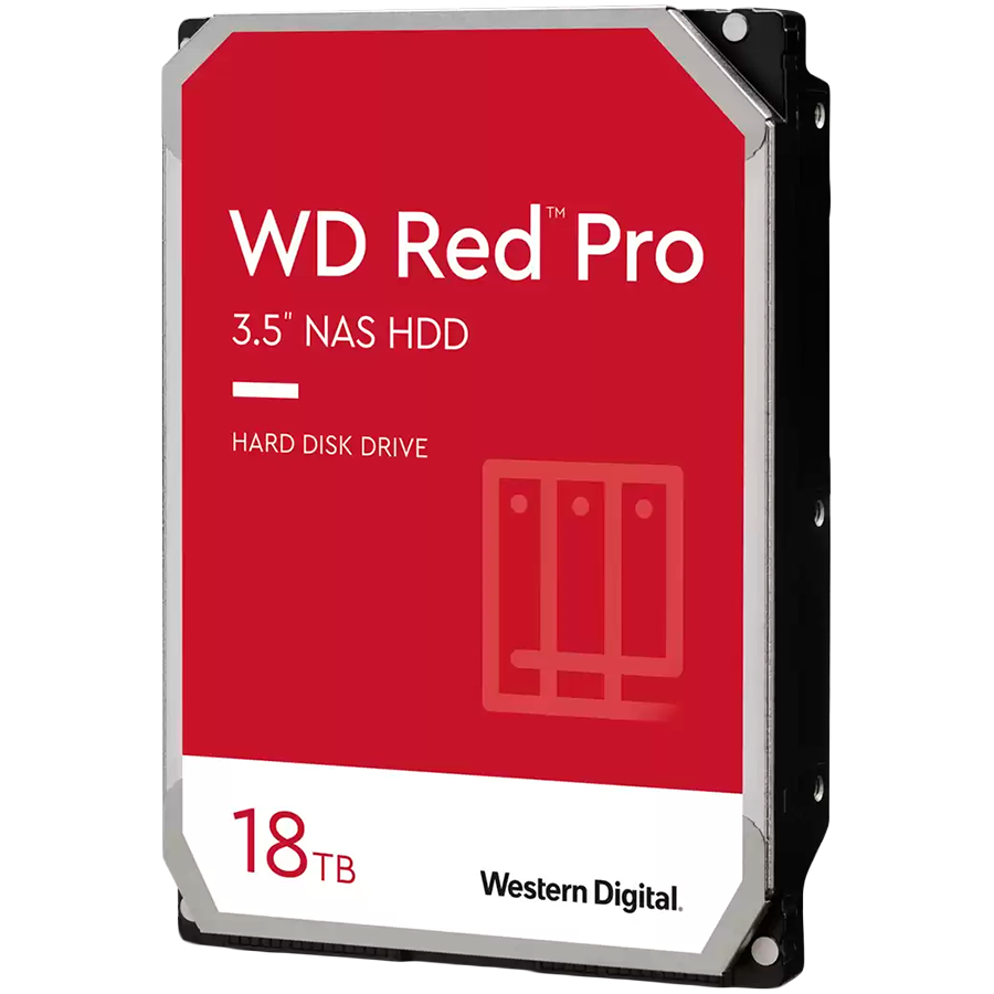 HDD NAS WD Red Pro 18TB CMR, 3.5'', 512MB, 7200 RPM, SATA, TBW: 550 [1]
