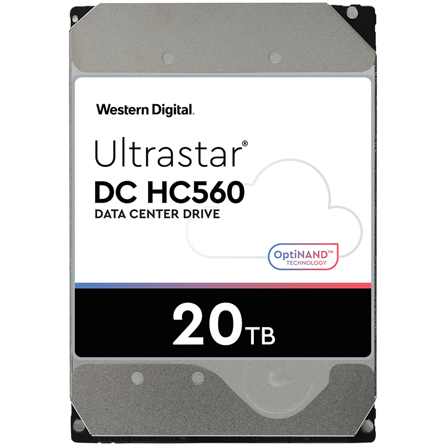 HDD Server WD Ultrastar DC HC560 20TB 512e SE, 3.5", 512MB, 7200RPM, SATA, NP3, SKU: 0F38785 [1]