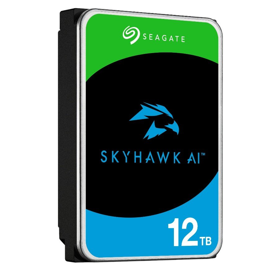 HDD Video Surveillance SEAGATE SkyHawk AI 12TB CMR, 3.5", 512MB, SATA, Rescue Services 3 ani, TBW: 550 [1]