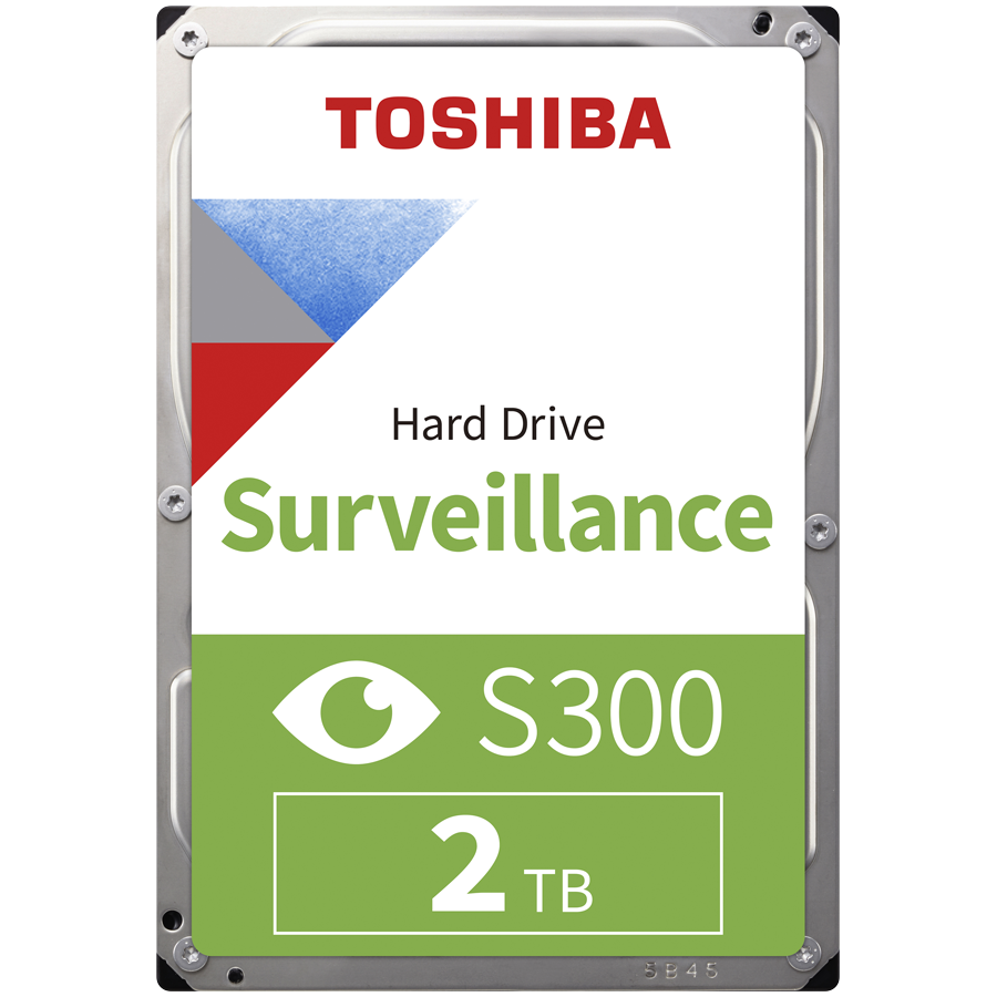 HDD Video Surveillance TOSHIBA S300 2TB SMR, 3.5'', 128MB, 5400RPM, SATA, TBW: 180 [1]