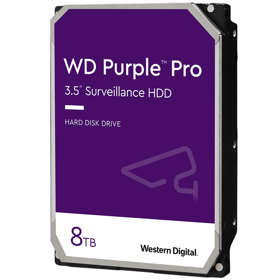 HDD Video Surveillance WD Purple Pro 8TB CMR, 3.5'', 256MB, 7200 RPM, SATA, TBW: 550 [1]