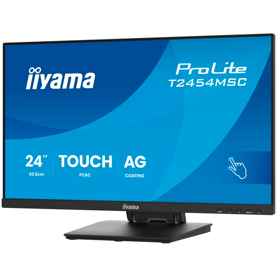 IIYAMA Monitor Touch T2454MSC-B3AG 24" InCell PCAP 10pt touchscreen monitor featuring IPS panel technology, Anti-Glare coating and a flexible stand [3]