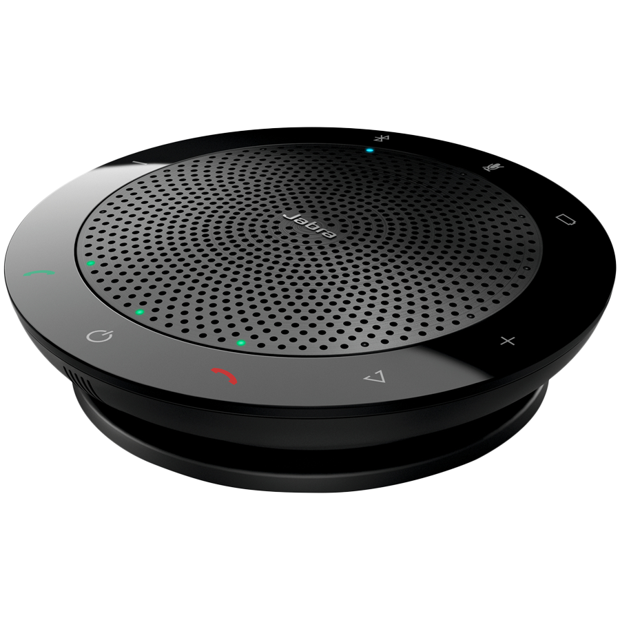 JABRA SPEAK 510 MS Speakerphone for UC & BT, USB Conference solution, 360-degree-microphone, Plug&Play, mute and volume button, Wideband, Bluetooth (up to 100 meters), Microsoft optimized Version B: i [1]