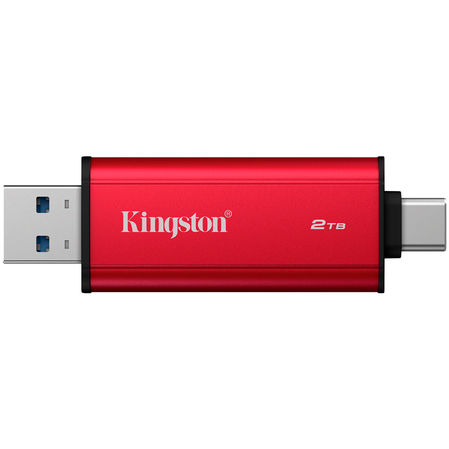 Kingston 2TB Dual USB-A/C Portable SSD, Up to 1050MB/s USB 3.2 Gen 2 [2]