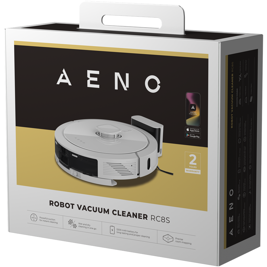Laser Robot vacuum cleanerwith 5200 mah battery .2 in1 water tankand dustbin,300mi dustbin,300ml waterank,suction4000pa. [8]